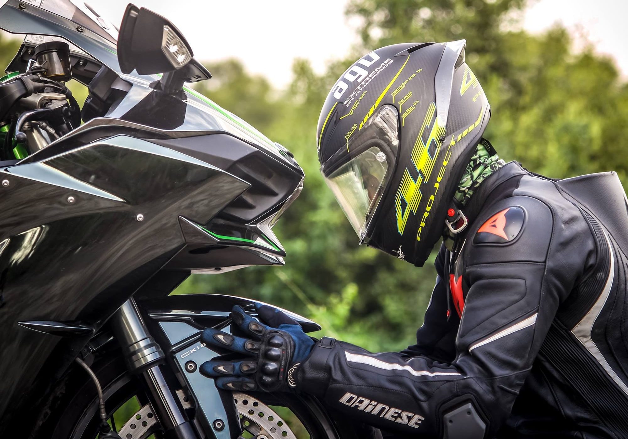 Helmet and visor polishing services